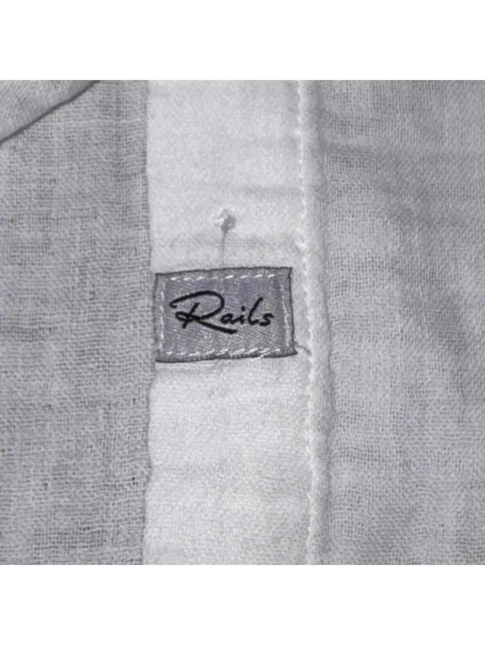 RAILS Women’s Ellis Button-Up Gauze Shirt in White-Size Medium - Picture 12 of 15